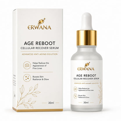 Age Reboot Cellular Recover Face Serum 30ml with Hydrating Formula for Smoother Looking Skin, Helps Reduce the Appearance of Fine Lines, Boosts Skin Radiance & Glow