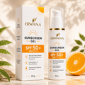 ERWANA Sunscreen Gel SPF 50+ PA++++ | Broad Spectrum UV Protection | Lightweight & Non-Greasy | 50g